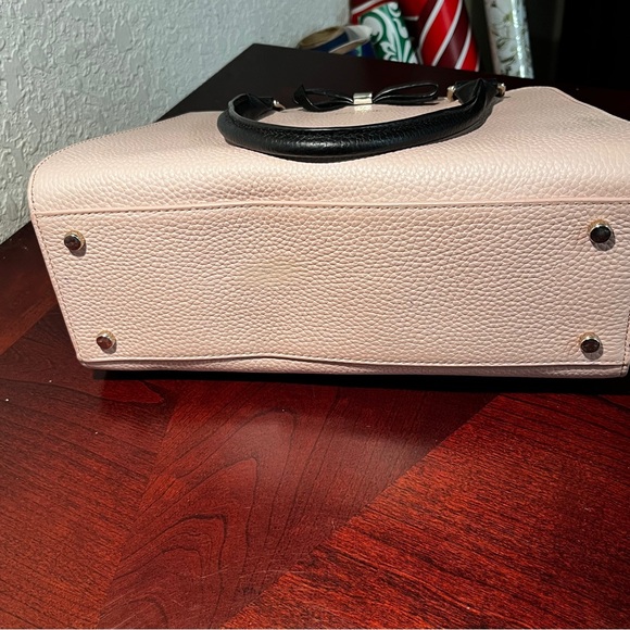 Kate Spade Blush and Black Satchel - Picture 9 of 14